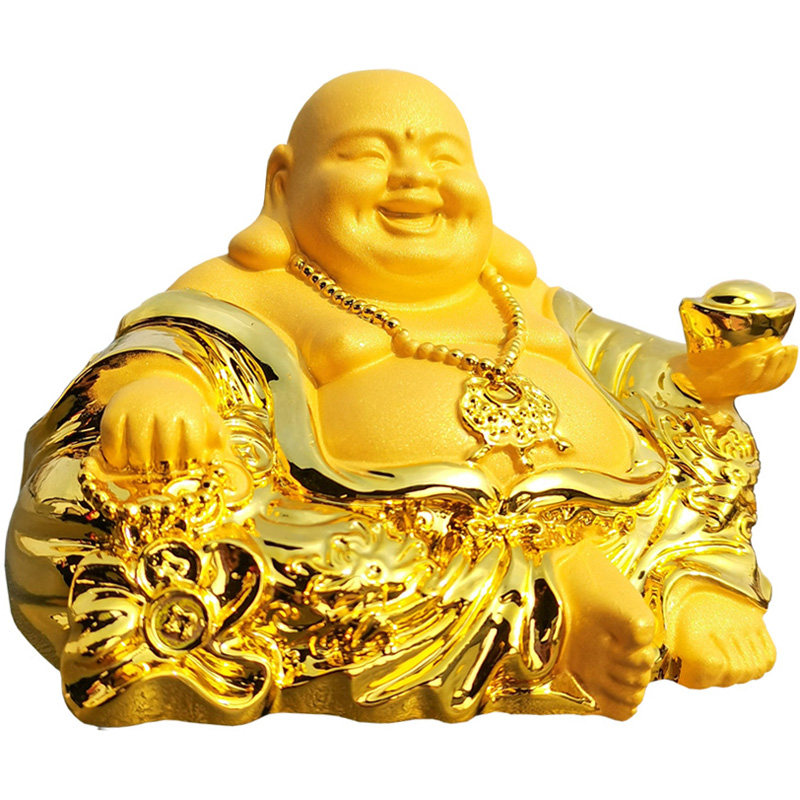 笑佛车内摆件高级喷砂工艺不褪色