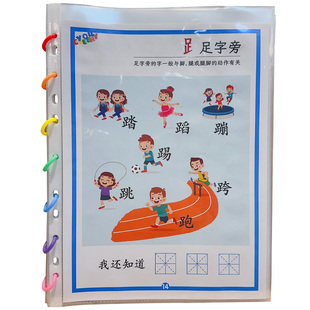 儿童益智早教快速识字认知书汉字魔法子幼小衔接3-6岁认字画册套