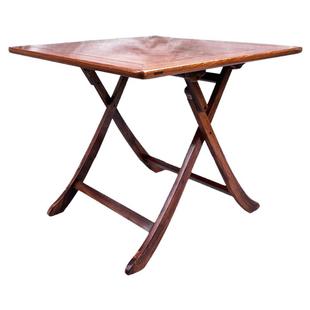 红木花梨木刺猬紫檀木折叠桌正方形实木家用餐桌小饭桌方桌学习桌