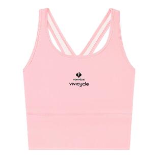 VIVICYCLE&POM PECHE联名春夏新款小蝴蝶美背中高强度运动背心女
