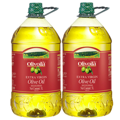 欧丽薇兰特级初榨橄榄油5L*2官方正品健康食用油家用囤货大桶装