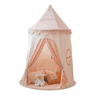 蒙古包帐篷儿童室内玩具屋家用波点小房子城堡男女孩过家家游戏屋