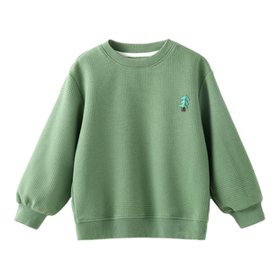 贝肽斯儿童卫衣宝宝春季新款童装男童女童长袖圆领上衣宽松外套