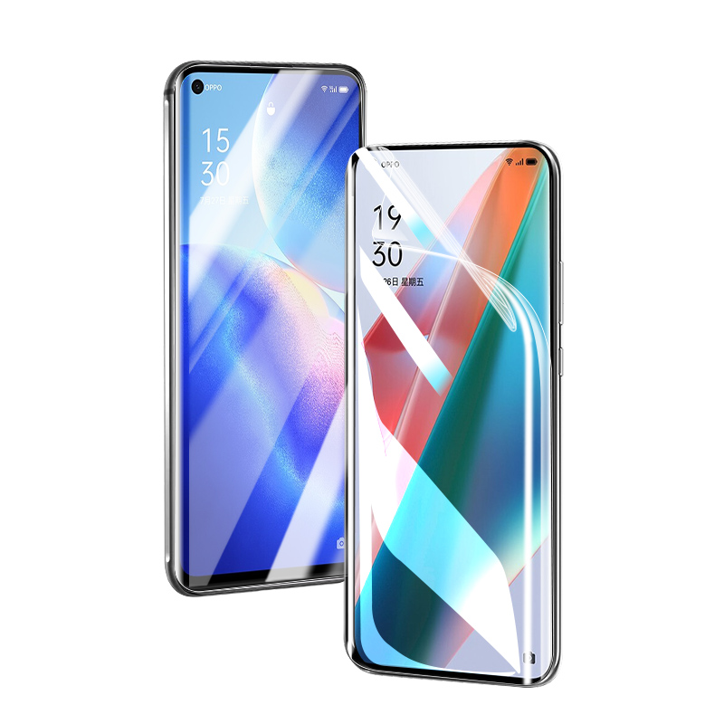 适用opporeno9手机膜reno10/8/7/6/5/4pro+水凝膜oppofindx6软5十3OPPO4SE钢化膜r17r15r11全屏k10k9k7k5贴膜