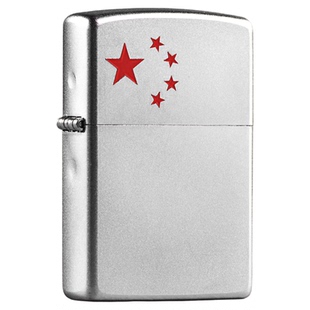 ZIPPO打火机官方正品五角星红星军机退伍军人纪念品芝宝煤油火机