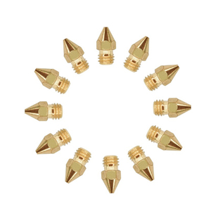 MK8 黄铜喷嘴 适配Creality 3D CR8 CR10/S/V2  Ender 3/3S/5/5S