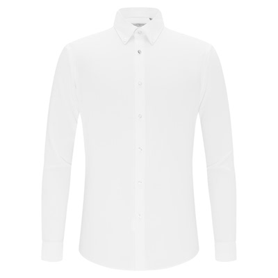 卓凡尼·华伦天奴纯色长袖衬衫