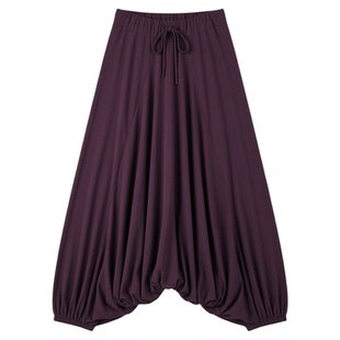 Solid Color Casual Loose Yoga Pants纯色高腰休闲宽松瑜伽裤女