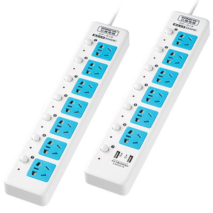 多功能多用多孔电源独立开关 不带线 usb插座排插排插线板接线板