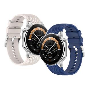 适用OPPOwatchX2表带watchX氟橡胶腕带OnePlus一加手表2弧形接口手表链男女时尚运动液态硅胶透气防水替换带