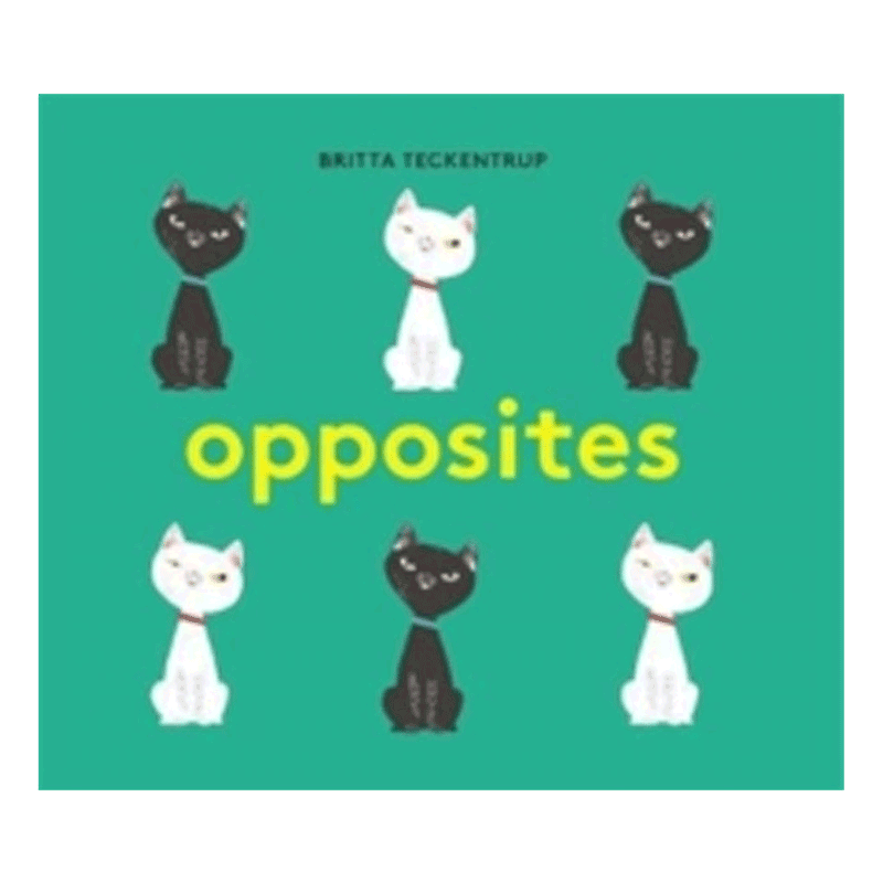 反义词纸板书opposites 进口原版书籍 儿童读物奇思妙想一万年脑力开发绘本 纯全英文版正版原著进口原版英语书籍