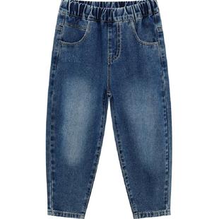 左西童装男童牛仔裤儿童裤子春装春秋2026新款男孩中大童长裤洋气