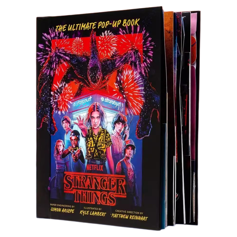 怪奇物语立体书 小11主演网飞奇幻美剧英文原版Stranger Things The Ultimate Pop Up Book