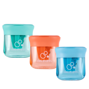 得力卷笔刀大口径削笔器可削加粗洞洞笔幼儿园学生迷你三孔转笔刀