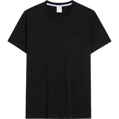 布克兄弟25男士纯色纯棉T恤