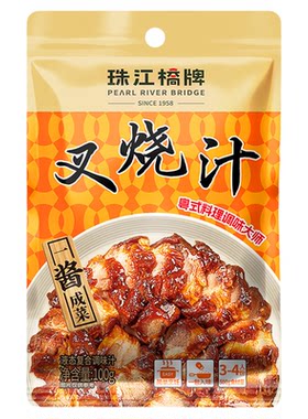 珠江桥牌广东叉烧酱叉烧汁100g