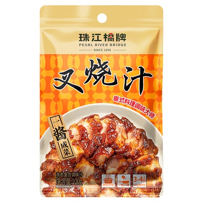 珠江桥牌广东叉烧酱叉烧汁100g