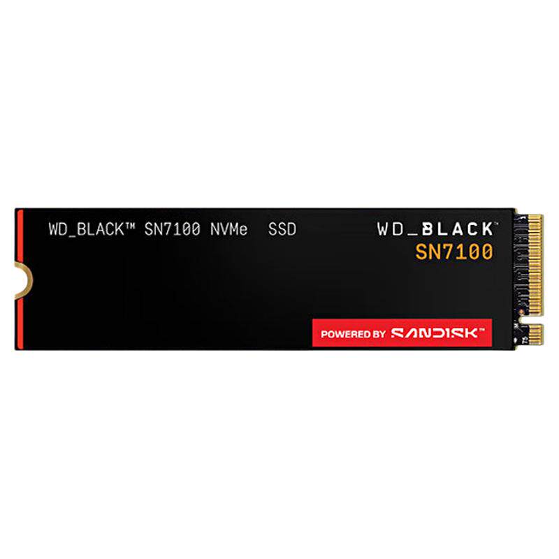 闪迪原西数WD BLACK SN7100固态硬盘1T 2T 4T游戏笔记电脑SSD M2