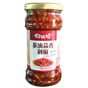 好韵味茶油蒜香剁椒258g湖南辣椒酱下饭菜剁辣椒特产正宗拌饭蒜蓉