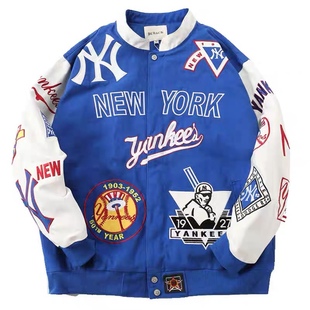 dudack杜戴克2024新款洋基队同款棒球服可拆卸机车服tt426外套