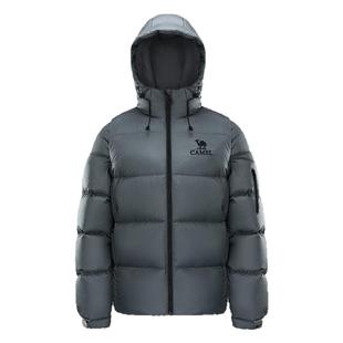 骆驼户外羽绒服冬季新款女款男款袖子可拆防泼水高蓬保暖面包服