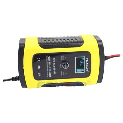 12V 5A Motorcycle Car Pulse Repair Charger with LCD Display