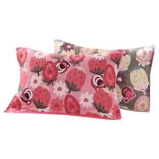 八层纯棉纱布枕巾一对装春秋新款绑带枕头巾家用加厚单人防滑盖巾