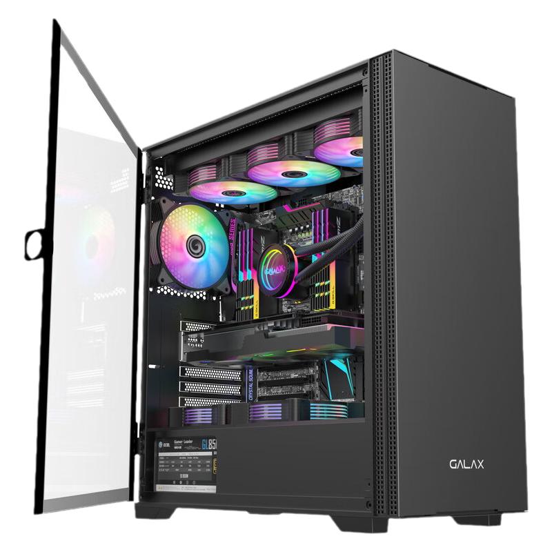 【2025新款】台式机电脑主机酷睿i9 14900KF/RTX4060高配水冷电竞家用游戏组装机正品deepseek本地部署