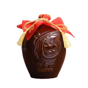 竹篮2斤5斤10斤酒瓶非宜兴土陶婚庆酒坛手抓瓶可做花器陶瓷摆件1