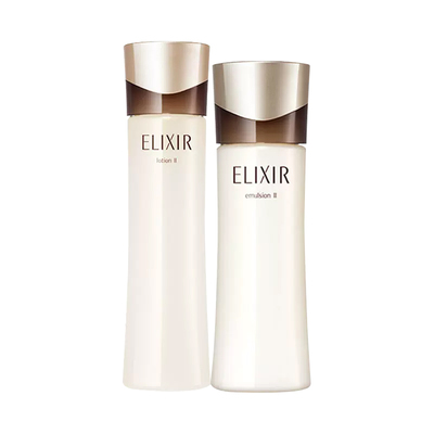 【自营】Elixir/怡丽丝尔黑金水乳紧致抗皱弹润套装护肤补水保湿