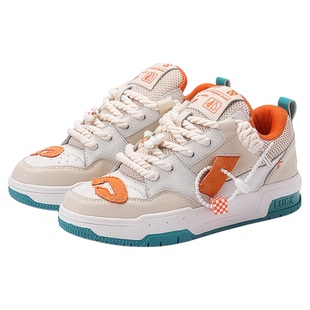 Lucx黄子弘凡明星同款低帮板鞋情侣男女时尚面包鞋冬季百搭厚底鞋