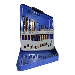 含钴高速钢麻花钻头钻咀钻嘴不锈钢专用直柄0.4-16MM钢铁板打孔22