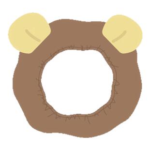 布丁妹妹卟叮宠物猫狗长毛约克夏太低吃饭防脏头套立体耳朵小熊