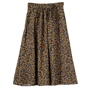 【原创碎花】ZOLLE因为A字板半身显瘦碎花半裙秋冬新品