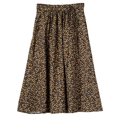 【原创碎花】ZOLLE因为A字板半身显瘦碎花半裙秋冬新品