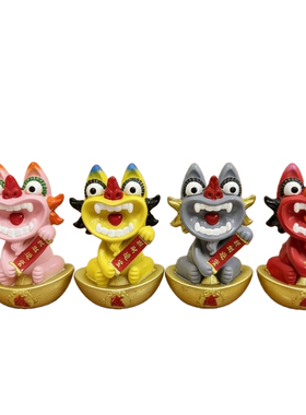 新款瓦猫瓦当猫招财灵兽云南旅游纪念品非遗伴手礼物创意桌面摆件