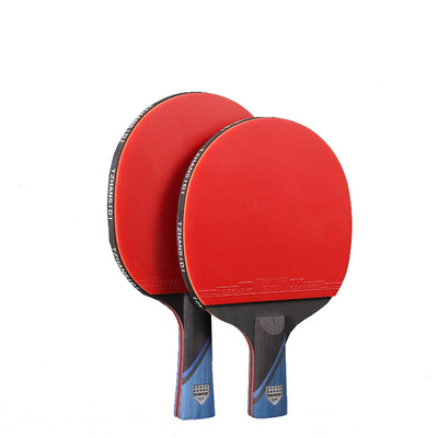 专业乒乓球拍横拍碳纤维单拍diy成品拍专业级高弹力八星十星比赛