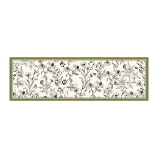 法式餐边柜保护垫轻奢高级感桌布防水防油皮革桌垫电视柜台面垫子