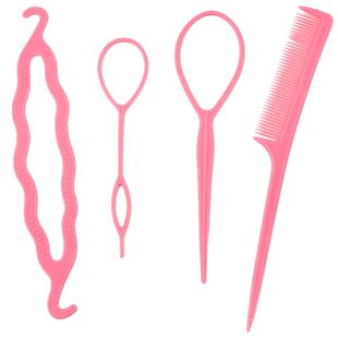 编发神器扎头发辫子盘发儿童拉发针掏发绑发穿发宝宝皮筋梳子头饰