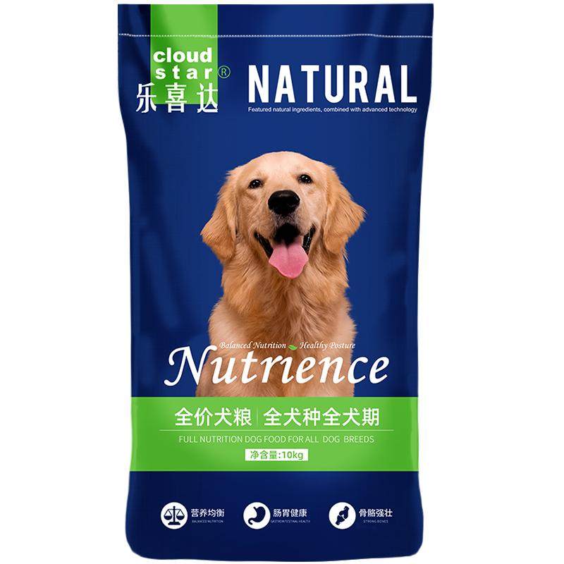 乐喜达狗粮泰迪土狗专用成犬粮官方旗舰店正品大袋50斤通用20装40