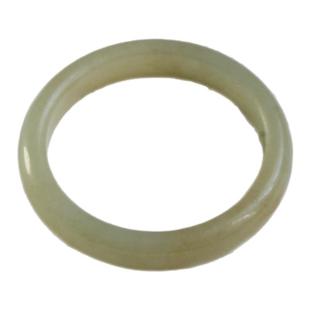 墨瑶姑娘天然和田玉戒指糖玉戒圈男生指环新中式生日礼物国潮男友