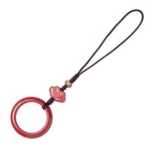 大善堂正品朱砂指环手机链官方旗舰店挂绳精致吊坠男女个性创意