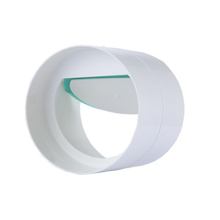 卫生间浴霸排气扇止逆阀止回阀110PVC管变径75单向阀排风管防味器