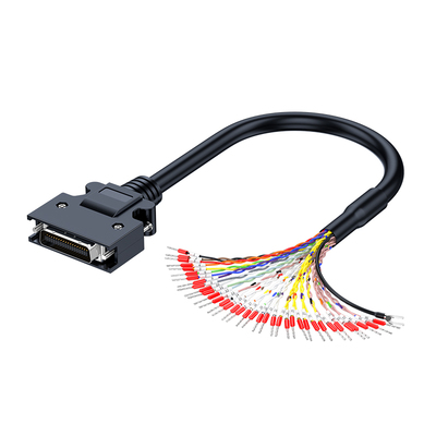 绿众SCSI伺服端子线CN14/20/26/36/50芯散线压端子松下三菱安川线