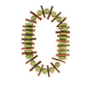 兔子磨牙零食专用神器草饼串可食用提摩西草棒甜竹荷兰猪龙猫玩具