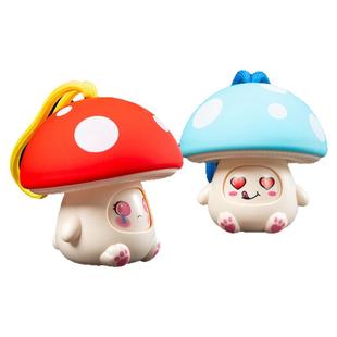 云南灵感菇变脸玩偶猜拳蘑菇包包挂件菌子文创红伞伞儿童玩具