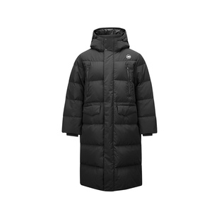 Skechers斯凯奇男士秋冬保暖长款羽绒服运动外套 P424M066/0018