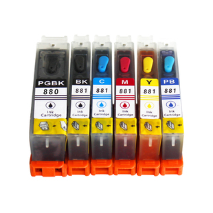 适用佳能880 881填充墨盒TS9180 9580 TS8180 TS8280 TS8380 TS6180 6280 708 TR8580打印机墨盒可加墨大容量