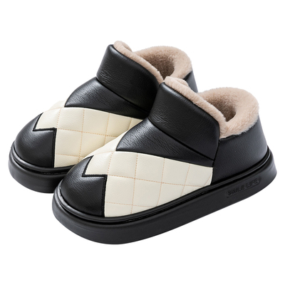 男士棉拖鞋冬天包跟保暖