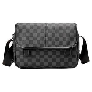 Cnoles Katbee潮流时尚邮差包大容量机车包韩版男包单肩斜挎包